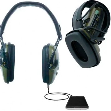 Навушники складаються та підключаються через роз'єм AUX (3.5 мм)-1