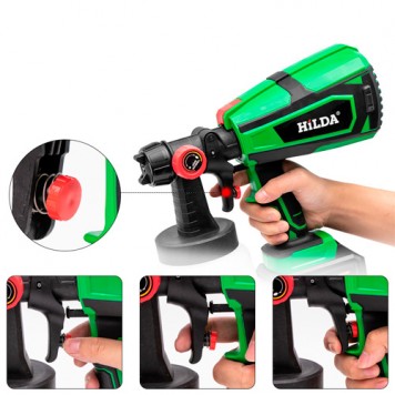 Плавная регулировка подачи воздуха и краски удобным спусковым крючком-2