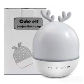 Светильник ночник проектор с BT колонкой 1Вт, 6 вкладышей, АКБ, Cute Elf Светильник ночник проектор с BT колонкой 1Вт, 6 вкладышей, АКБ, Cute Elf