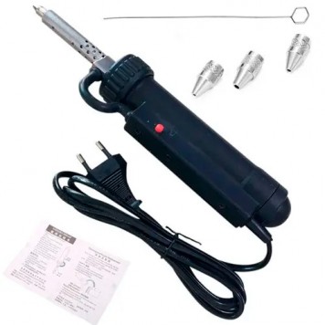 Комплект поставки электрического вакуумного оловоотсоса-1