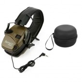 Навушники активні стрілецькі шумоподавляючі захисні Impact Sport, з чохлом