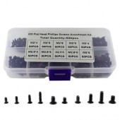 Винты микровинты потайные для ноутбуков M2 M2.5 M3, набор, 500шт