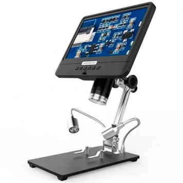 Микроскоп оснащен большим 8.5" ЖК-дисплеем с разрешением 1280х800-1