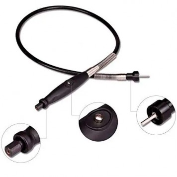 Окончания гибкого вала и кнопка блокировки-1