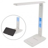 Лампа настольная LED с беспроводной зарядкой 10Вт и ЖК, TX26C0, белая Лампа настольная LED с беспроводной зарядкой 10Вт и ЖК, TX26C0, белая