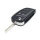 Викидний ключ, корпус під чіп, 2кн DKT0269, Opel Corsa E, HU100, NEW