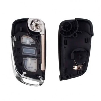 Викидний ключ для Peugeot з двома кнопками в розібраному вигляді-2