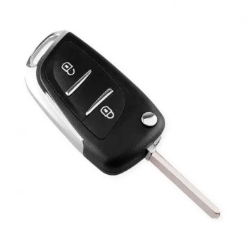 Викидний ключ, корпус під чіп, 2кн DKT0269, Peugeot, VA2, NEW