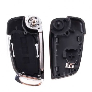 Заготовка выкидного ключа для Peugeot в разобранном виде-2