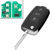 Ключ зажигания, чип ID48 1J0959753DA, 3 кнопки, для Volkswagen, Seat, Skoda