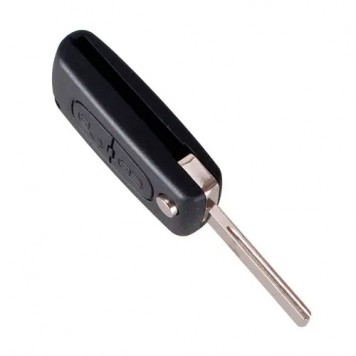 Вид збоку на заготовку під ключ для Peugeot з лезом HU83-1