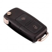 Викидний ключ, корпус під чіп, 2кн DKT0269, Volkswagen, без леза Викидний ключ, корпус під чіп, 2кн DKT0269, Volkswagen, без леза