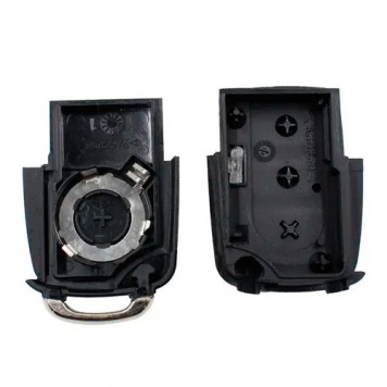 Заготовка под выкидной ключ 2 кнопки для авто VW в разобранном виде-1