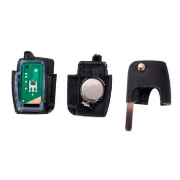 Заготовка ключа зажигания с чипом 4D63 40 бит для Ford в разобранном виде-1