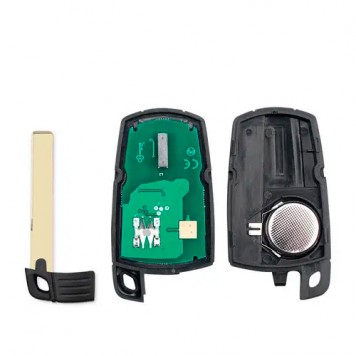 Заготівля ключа запалювання з чіпом ID48 KR55WK49127 для BMW у розібраному вигляді-1