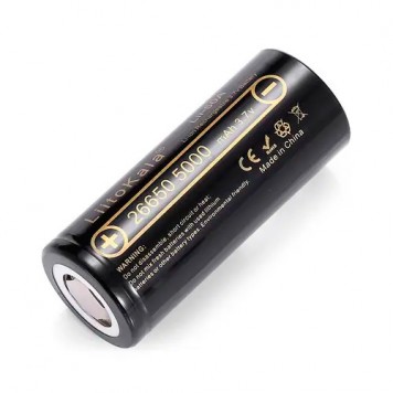 Акумулятор 26650 високострумовий Li-ion 3.7В 5000мАч LiitoKala Lii-50A