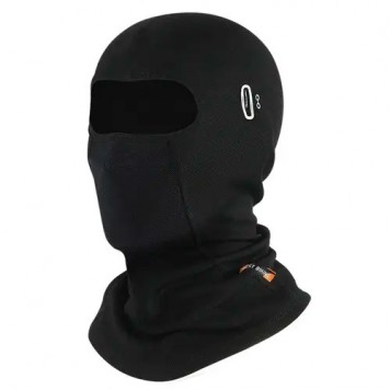 Балаклава флісова зимова West Biking, еластичний підшоломник 26x41см, чорна