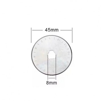 Физические размеры сменного лезвия для роликового ножа-1