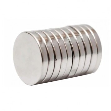 Магніти неодимові сильні 15x3мм N35 10шт