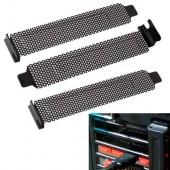 3x Заглушка вентилируемая для PCI слота корпуса, планка, пылевой фильтр 3x Заглушка вентилируемая для PCI слота корпуса, планка, пылевой фильтр