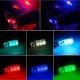 LED T10 W5W лампа в автомобіль 2шт з пультом ДК, 6 SMD 5050, 16 кольорів