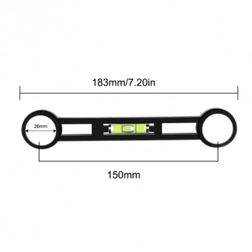 Размеры шаблона для установки водорозеток-1