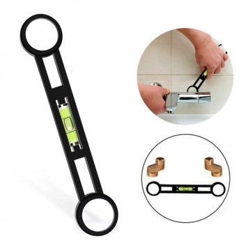 Инструмент для установки смесителя, душа с пузырьковым уровнем, пластик