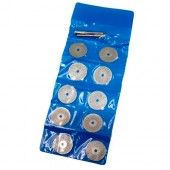 Набір із 10 відрізних алмазних дисків 30мм для гравера дремелю