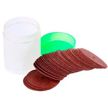 Відрізний шліфувальний диск коло 24мм для гравера дремеля, 36шт