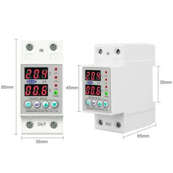 Фізичні розміри реле TOMZN TOVPD1-60-EC-1