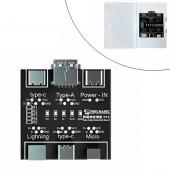 Плата тестер для проверки дата кабелей MicroUSB Type-C Lighting, Mechanic DT3 Плата тестер для проверки дата кабелей MicroUSB Type-C Lighting, Mechanic DT3
