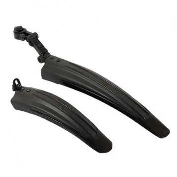 Комплект велокрила крила бризковики велосипеда чорні