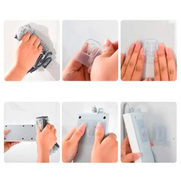 Процесс установки частей держателя на стену и предмет-1