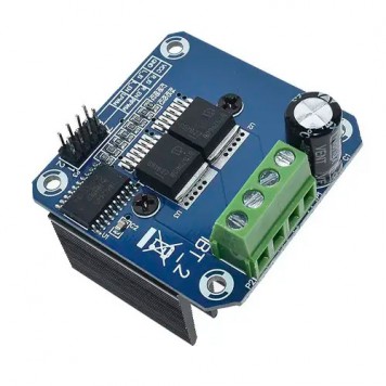 Драйвер зібраний на чіпах BTS7960-1