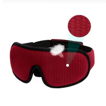 Маска бордового цвета-4