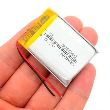 Акумулятор 803040 Li-pol 3.7В 920мАч для RC моделей MP3 MP4 DVR GPS