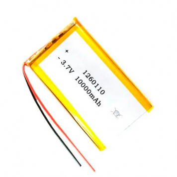 Акумулятор 1260110 Li-pol 3.7В 10000мАч для Powerbank, планшетів, GPS