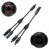 Кабель MC4 Y-подібний розгалужувач для сонячних панелей, 4мм, пара 30см