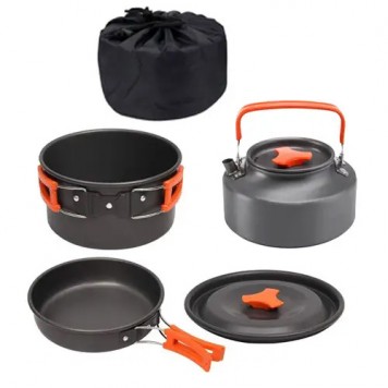 Комплект поставки набору похідного посуду DS-308-1