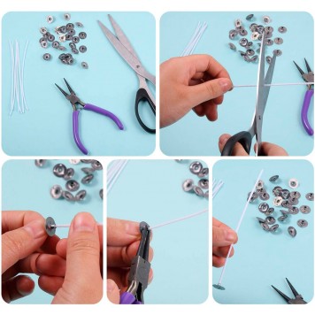 Процесс фиксации держателя на фитиле-1