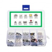 Кнопка тактовая, микрик 250шт, 10 видов SMD, набор