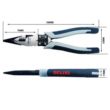 Физические размеры плоскогубцев-2