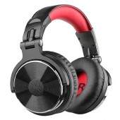 Навушники дротові OneOdio Studio Pro 10, складні, мікрофон, чорно-червоні