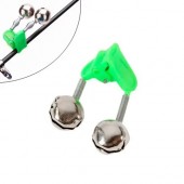 Колокольчик на фидер 5шт, 2 бубенчика рыболовных, прищепка