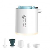 Насос електричний портативний 180л/хв 1300мАч з ліхтариком 3в1, Tiny Pump X