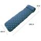 Килимок туристичний надувний з подушкою, матрац 190x60x5см, синій