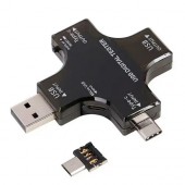 USB тестер тока напряжения емкости с Bluetooth, Type-C MicroUSB, Atorch J-7C USB тестер тока напряжения емкости с Bluetooth, Type-C MicroUSB, Atorch J-7C