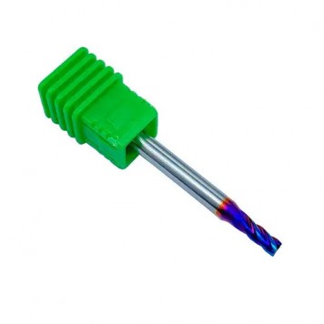 Фреза кінцева по металу 2.5x4x50мм HRC65 свердло твердосплавне MZG