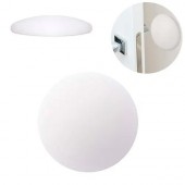 Самоклеючий силіконовий стопор дверний 50мм коло, білий Самоклеючий силіконовий стопор дверний 50мм коло, білий