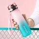 Бутылка для воды 1000мл с дозатором, фляга для спорта UZSPACE, цвета